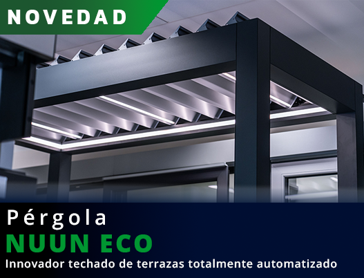 Pérgola NUUN ECO - Novedad en nuestra oferta