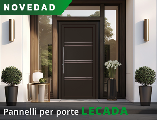 Paneles de puerta LECADA - Novedades en la gama de PVC